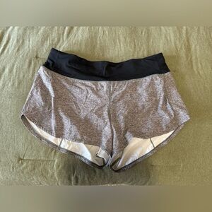 lululemon heather grey shorts